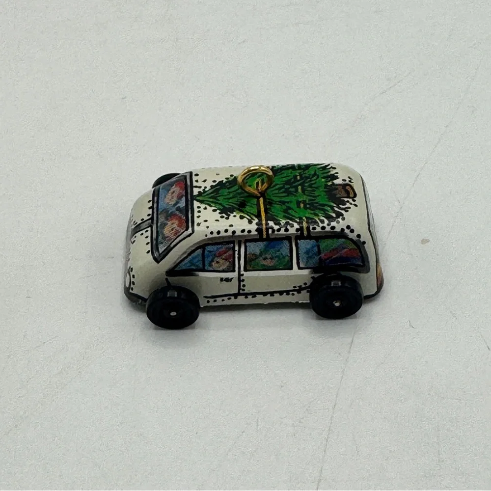 Hallmark Keepsake Miniature Ornament- On the Road tin car